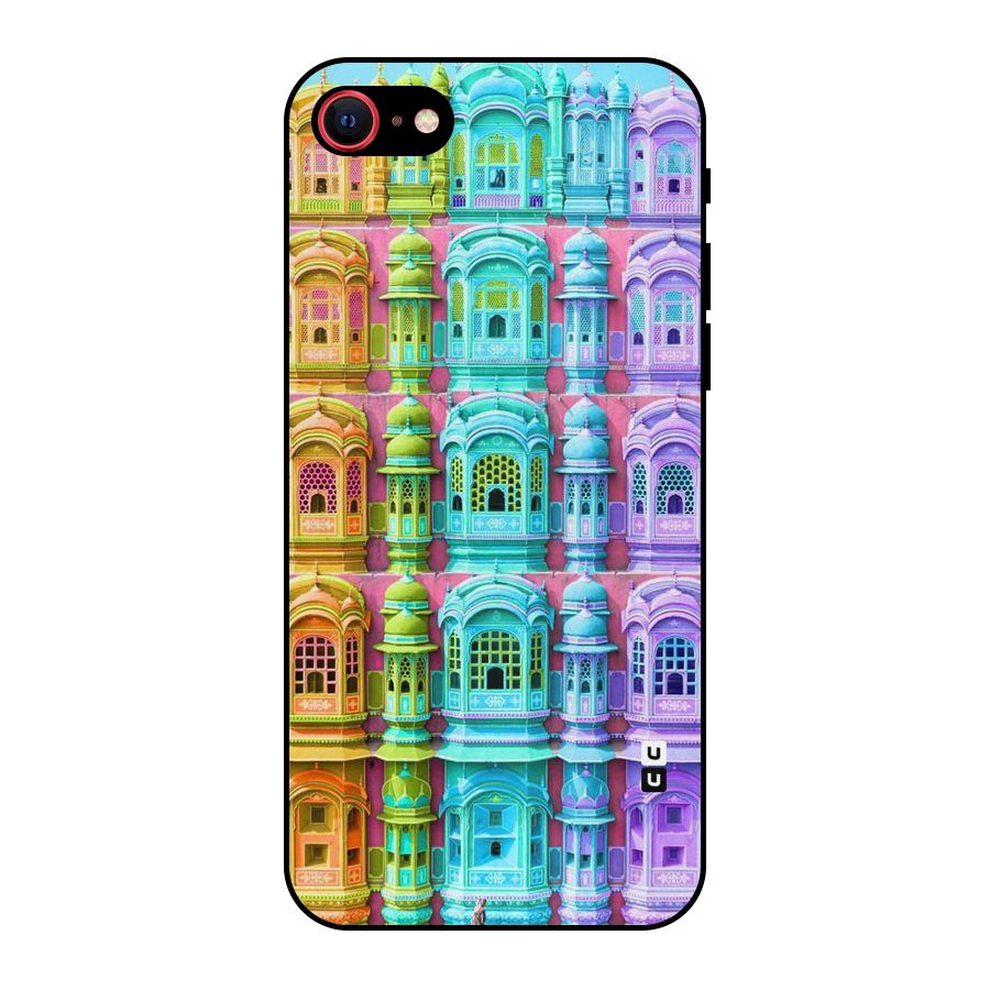 Fancy Architecture Metal Back Case for iPhone 8