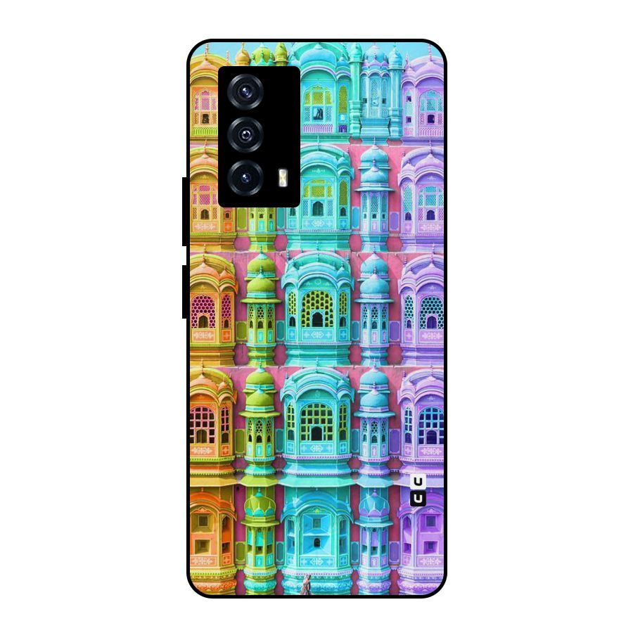 Fancy Architecture Metal Back Case for iQOO Z5