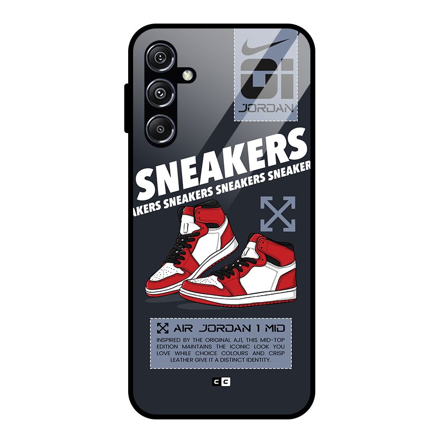 Fantastic Air Shoes Glass Back Case for Galaxy M34 5G
