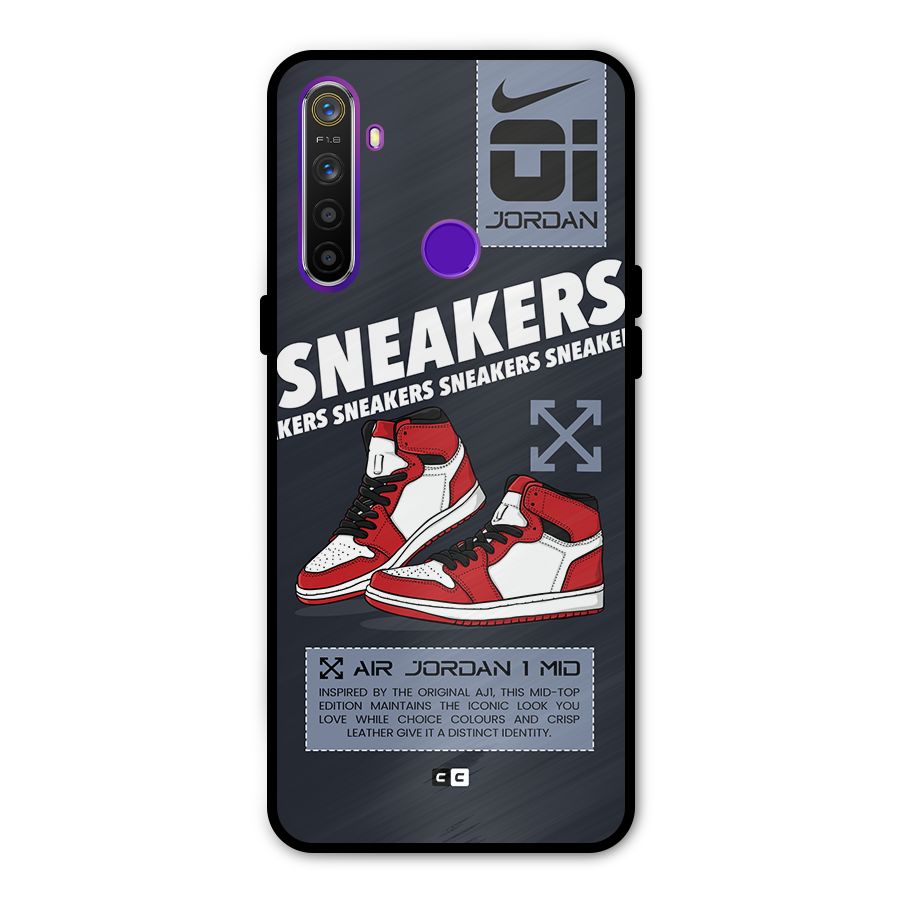 Fantastic Air Shoes Glass Back Case for Realme 5s