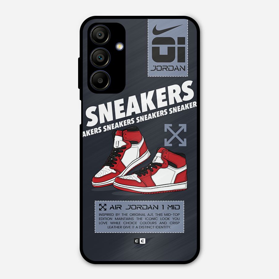 Fantastic Air Shoes Metal Back Case for Galaxy A15 5G