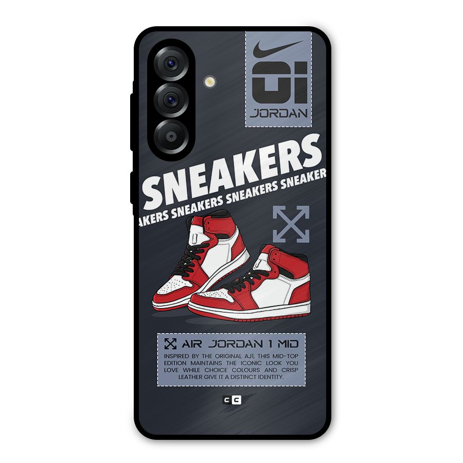 Fantastic Air Shoes Metal Back Case for Galaxy A36