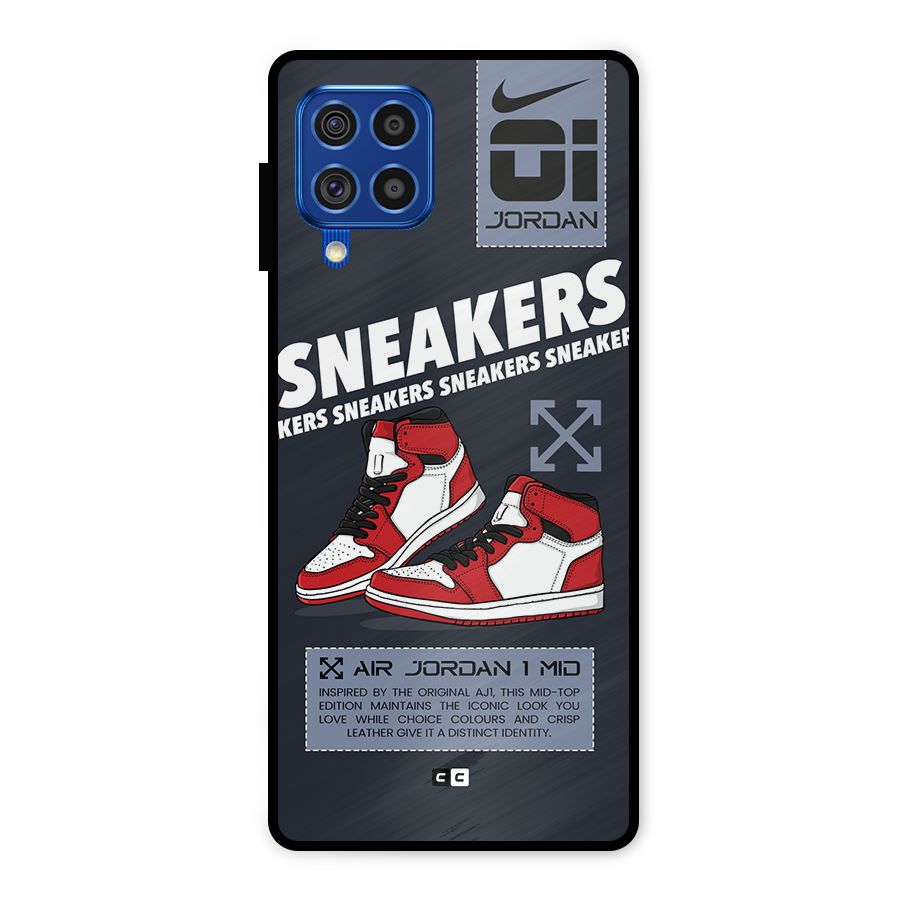 Fantastic Air Shoes Metal Back Case for Galaxy F62