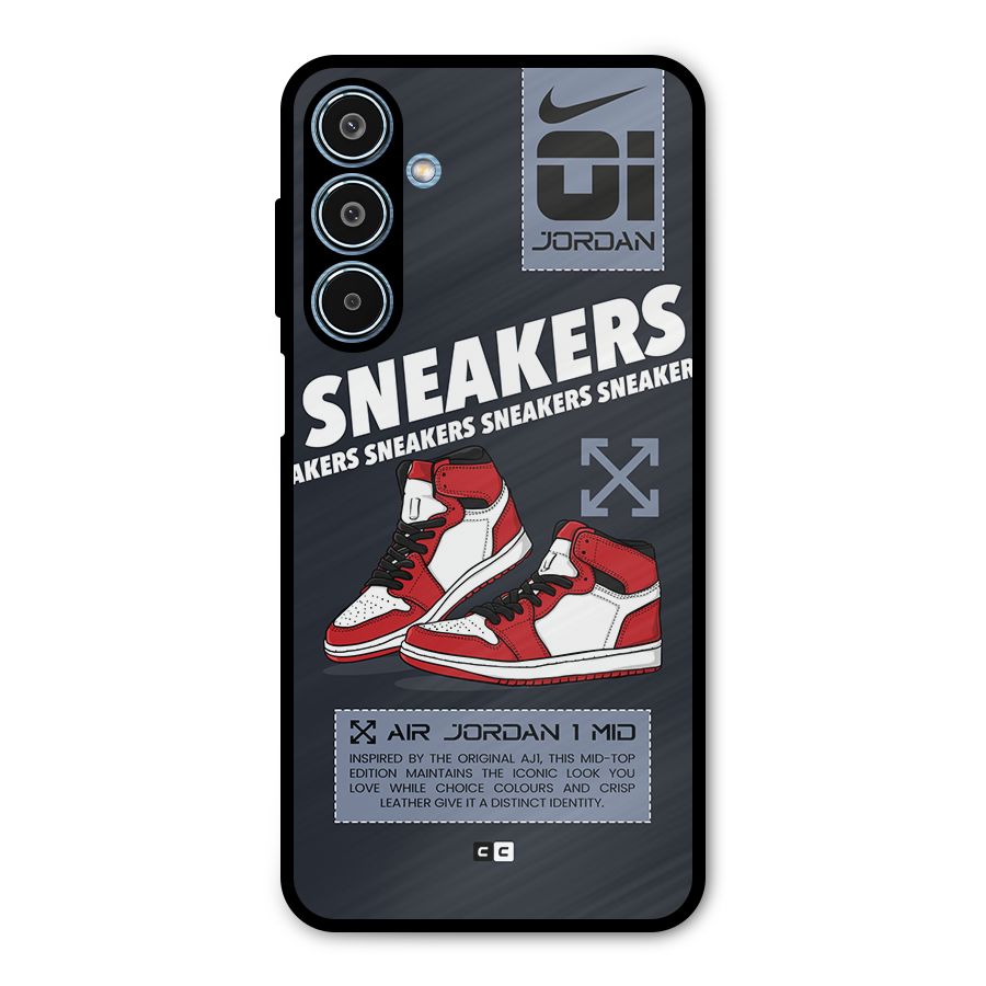 Fantastic Air Shoes Metal Back Case for Galaxy M35