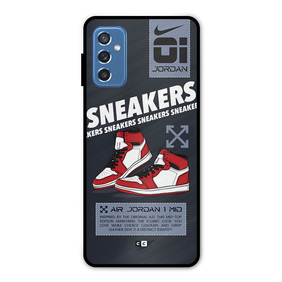 Fantastic Air Shoes Metal Back Case for Galaxy M52 5G