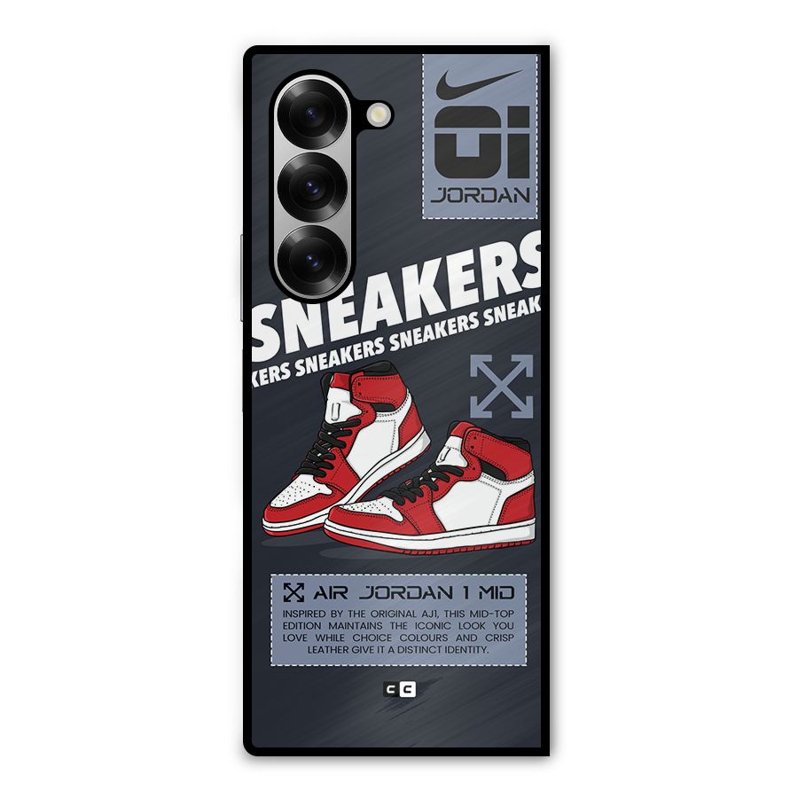 Fantastic Air Shoes Metal Back Case for Galaxy Z Fold6