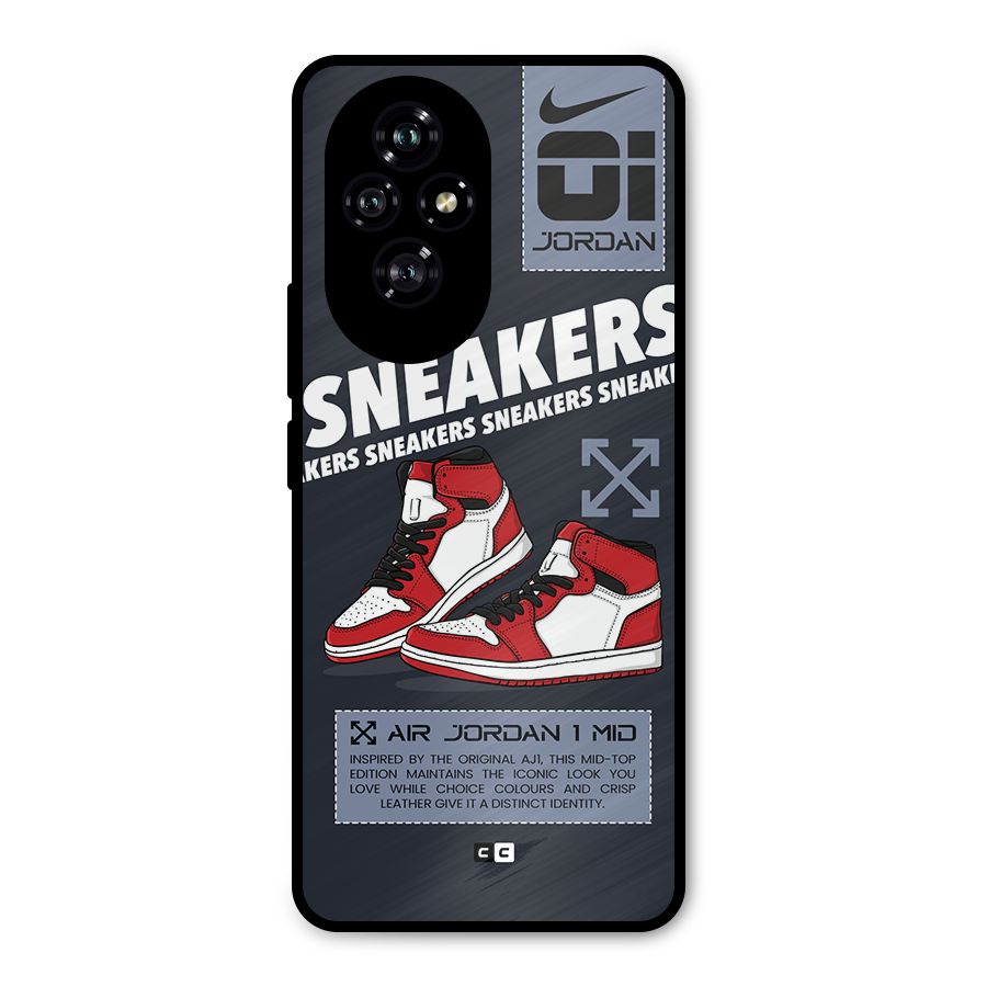 Fantastic Air Shoes Metal Back Case for Honor 200