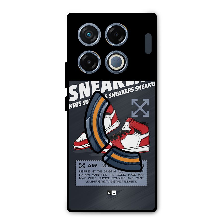 Fantastic Air Shoes Metal Back Case for Infinix GT 20 Pro