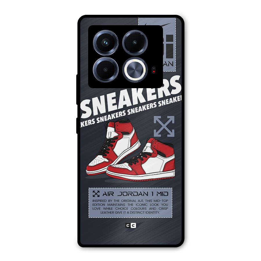 Fantastic Air Shoes Metal Back Case for Infinix Note 40 5G