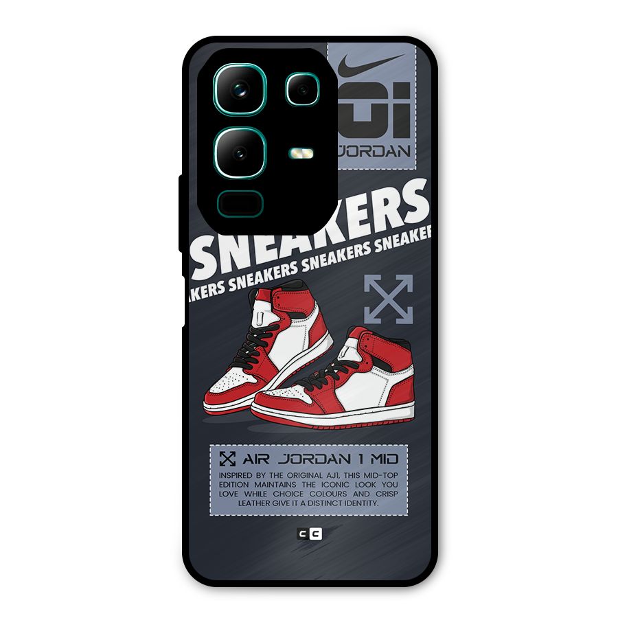 Fantastic Air Shoes Metal Back Case for Infinix Note 50x