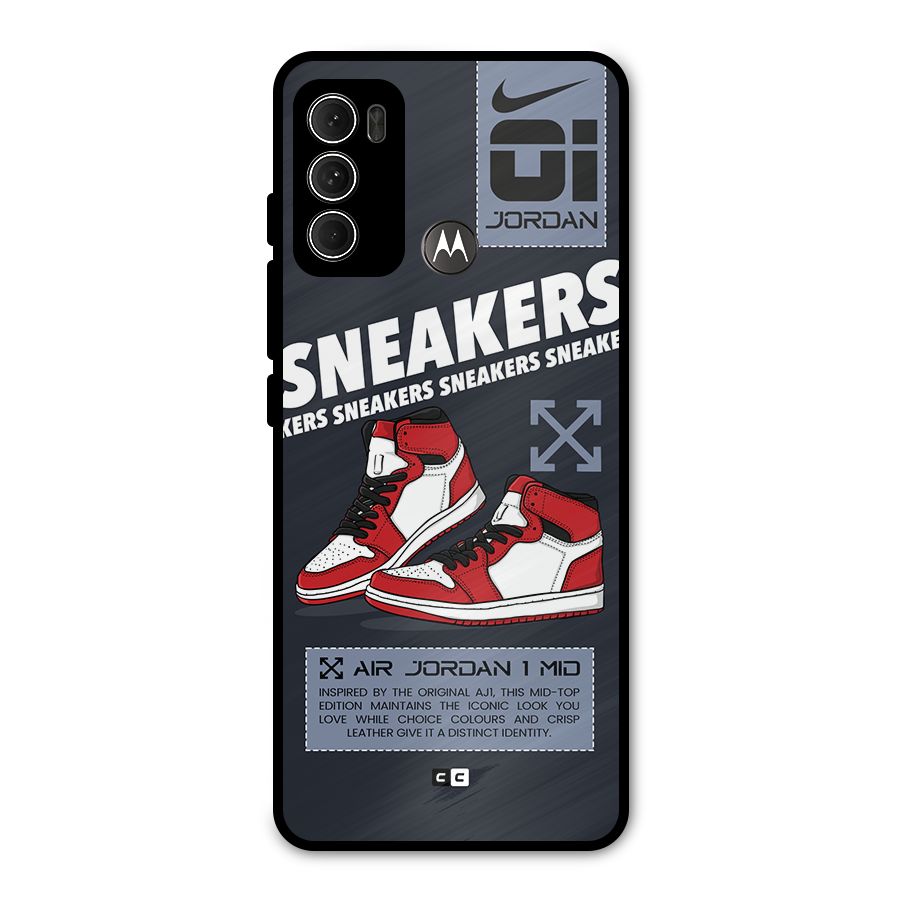 Fantastic Air Shoes Metal Back Case for Moto G60