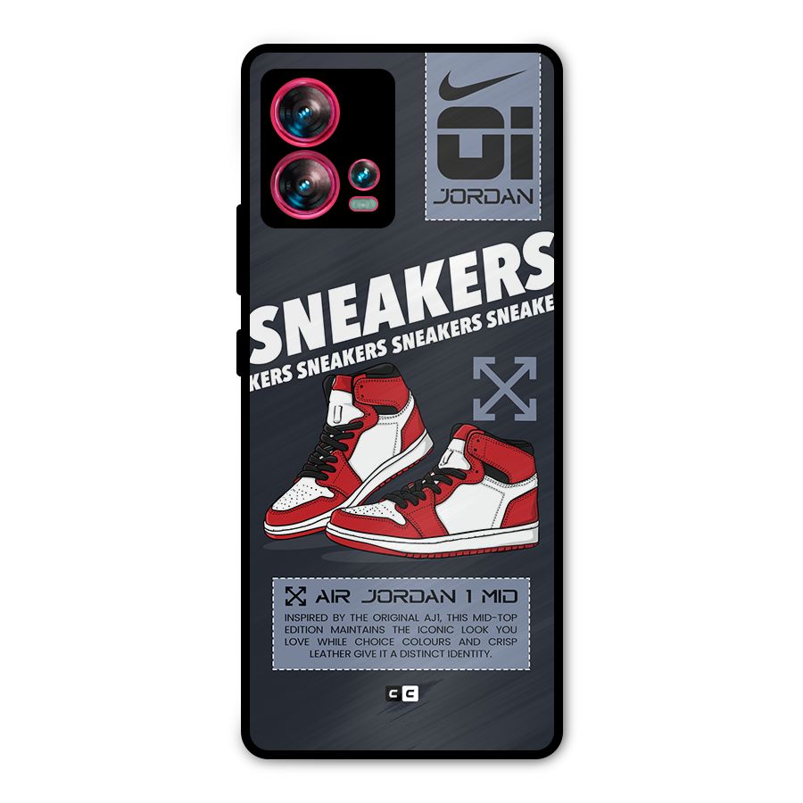 Fantastic Air Shoes Metal Back Case for Motorola Edge 30 Fusion