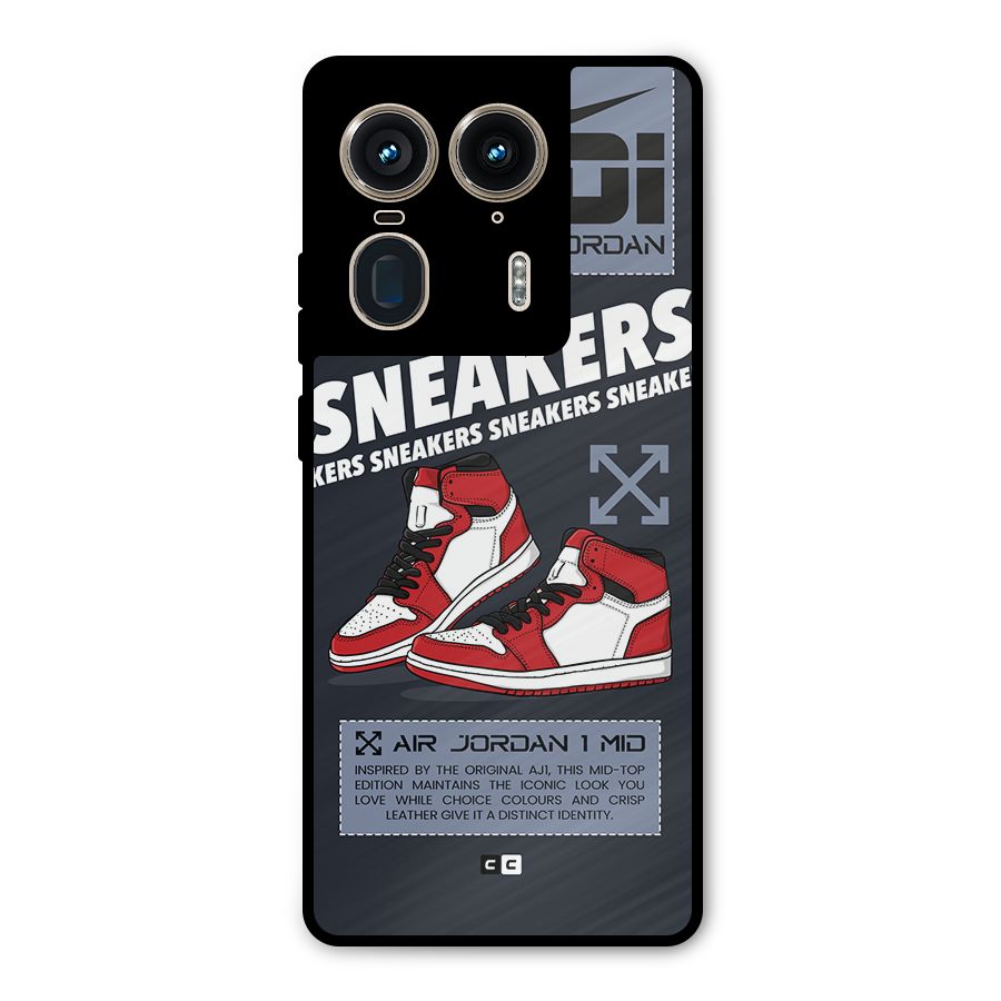 Fantastic Air Shoes Metal Back Case for Motorola Edge 50 Ultra