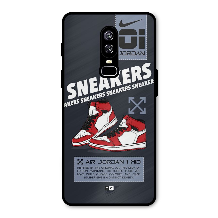 Fantastic Air Shoes Metal Back Case for OnePlus 6
