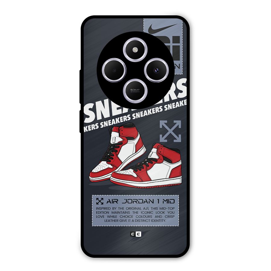 Fantastic Air Shoes Metal Back Case for Poco C75 5G