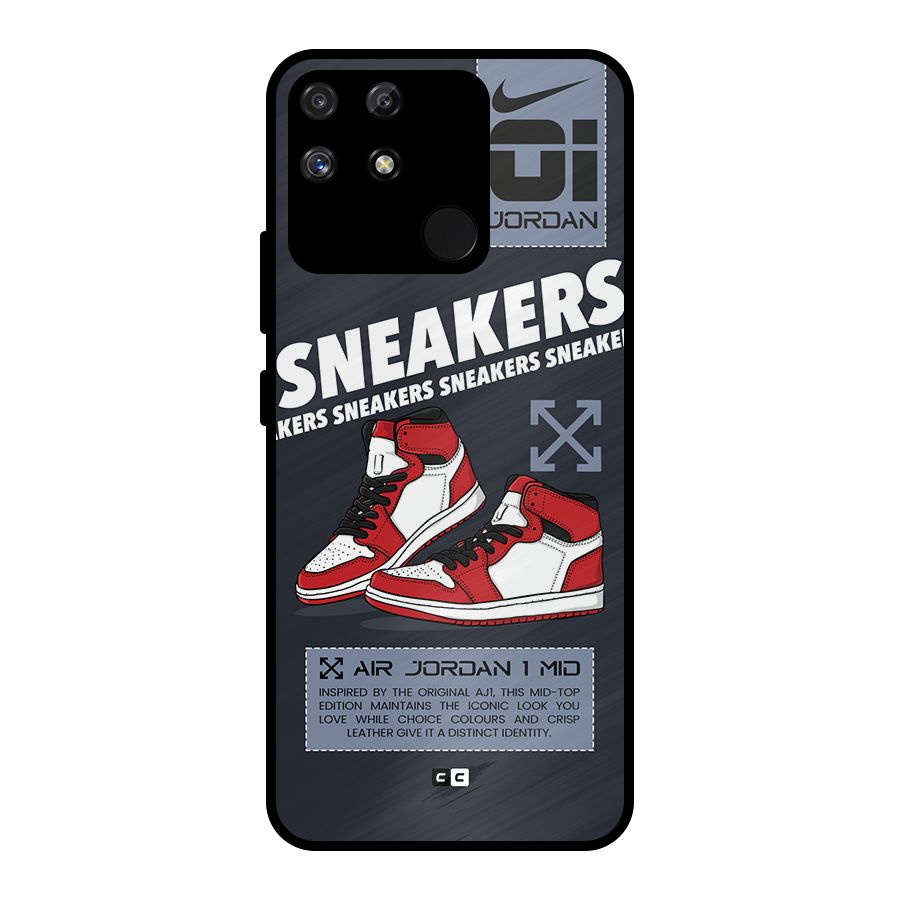 Fantastic Air Shoes Metal Back Case for Realme Narzo 50A