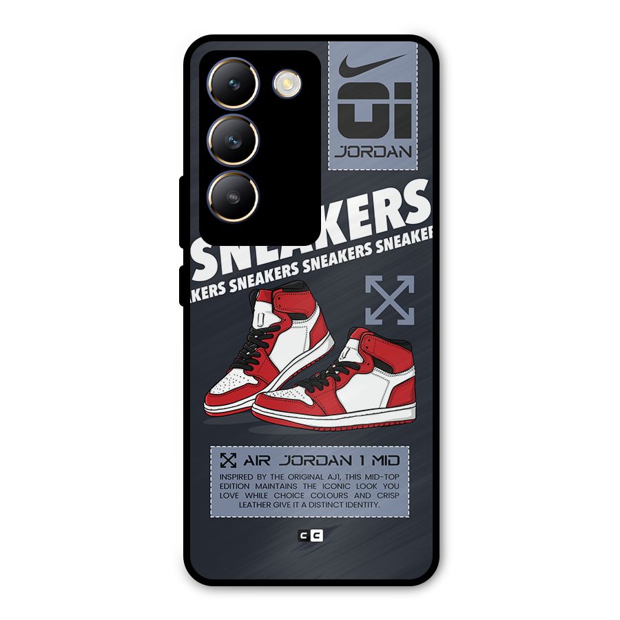 Fantastic Air Shoes Metal Back Case for Vivo T3 5G