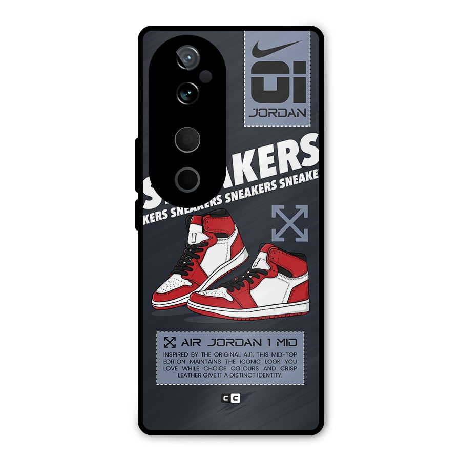 Fantastic Air Shoes Metal Back Case for Vivo T3 Ultra