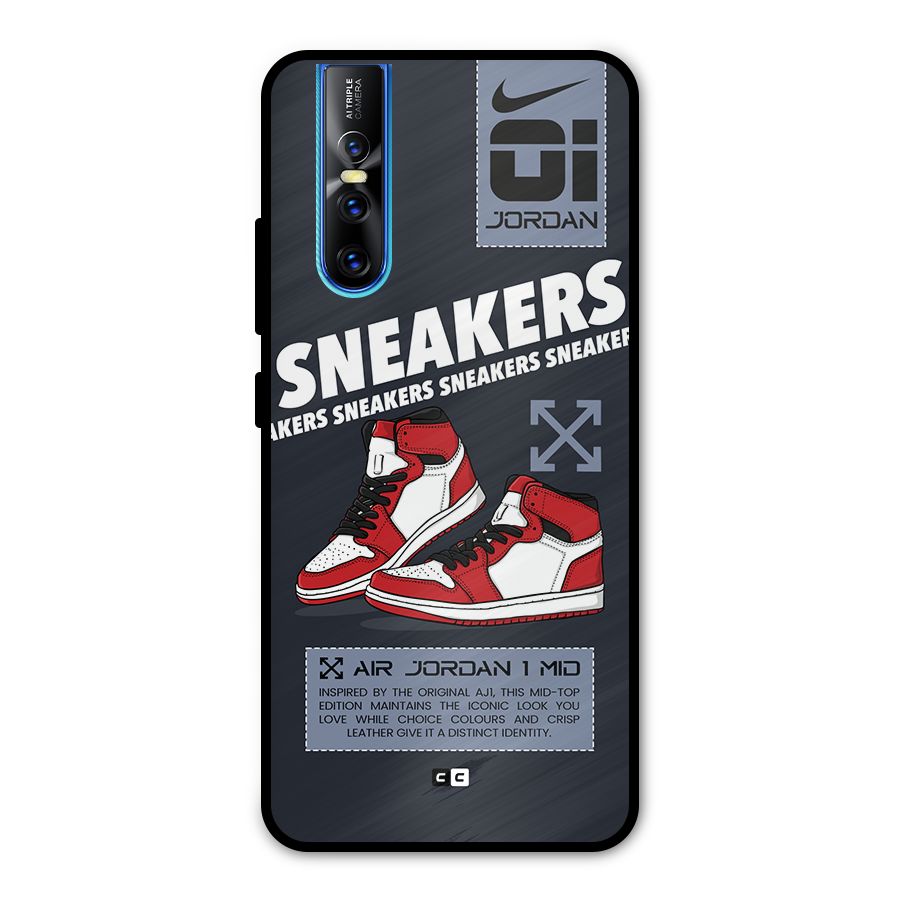 Fantastic Air Shoes Metal Back Case for Vivo V15 Pro