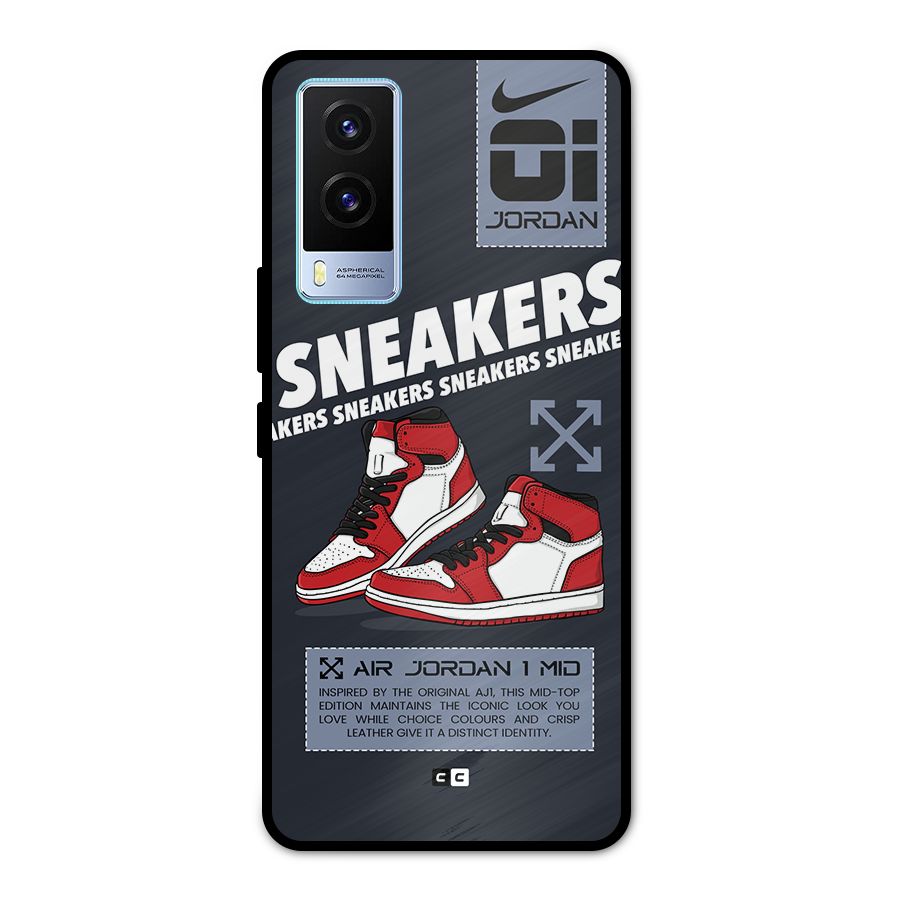 Fantastic Air Shoes Metal Back Case for Vivo V21e 5G