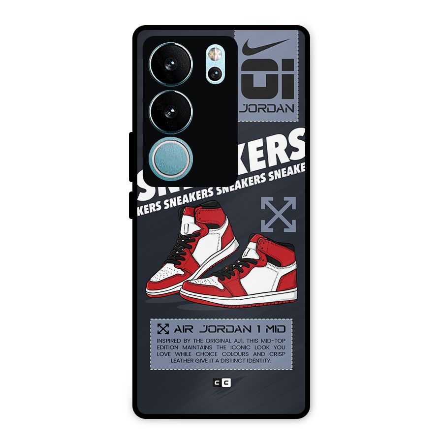 Fantastic Air Shoes Metal Back Case for Vivo V29 Pro