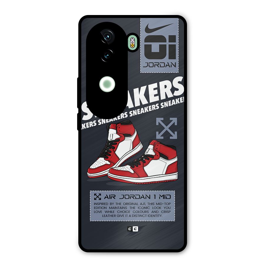 Fantastic Air Shoes Metal Back Case for Vivo V40e