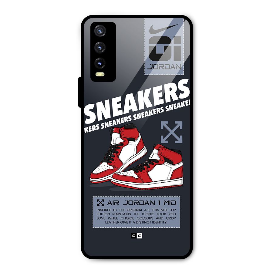 Fantastic Air Shoes Metal Back Case for Vivo Y20g
