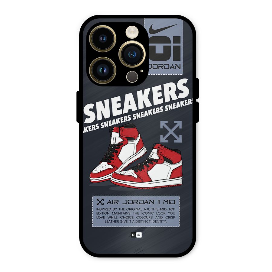 Fantastic Air Shoes Metal Back Case for iPhone 14 Pro