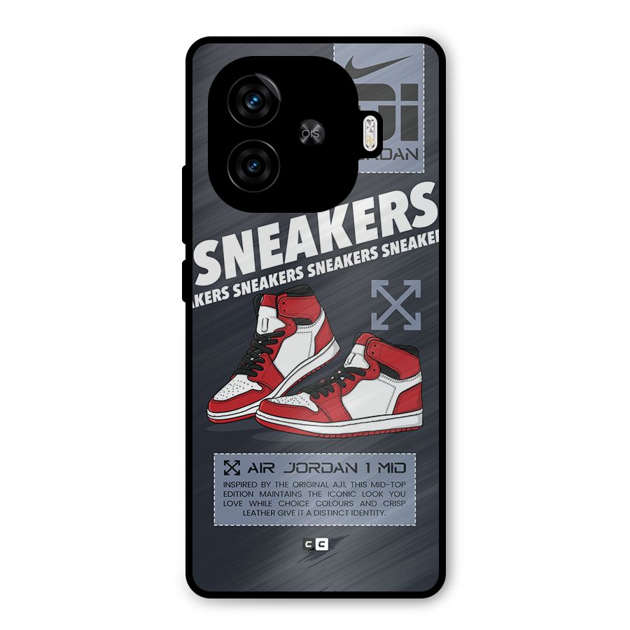 Fantastic Air Shoes Metal Back Case for iQOO Z9 Turbo