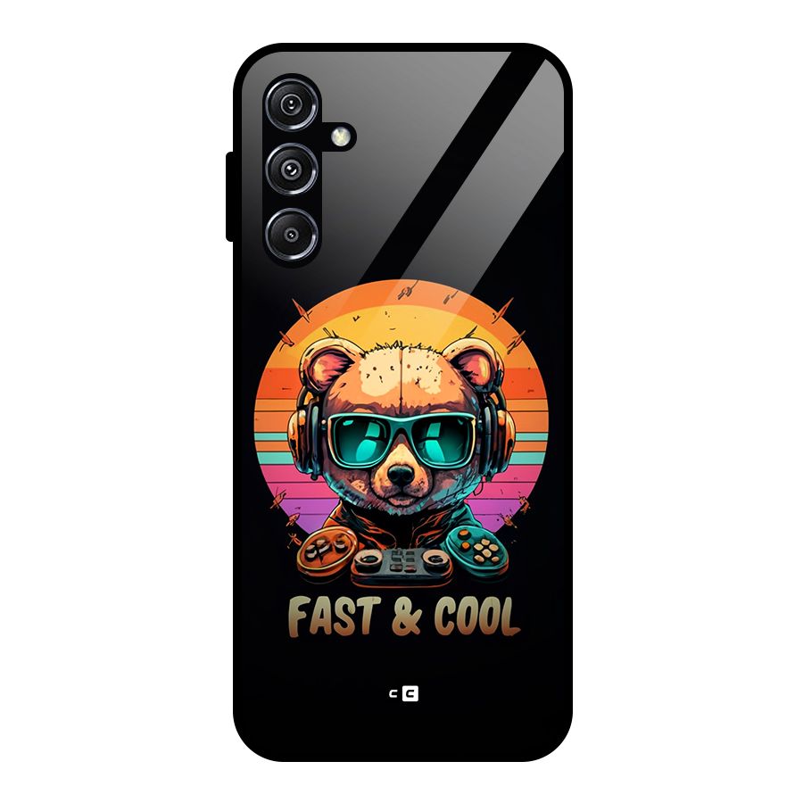 Fast And Cool Glass Back Case for Galaxy M34 5G