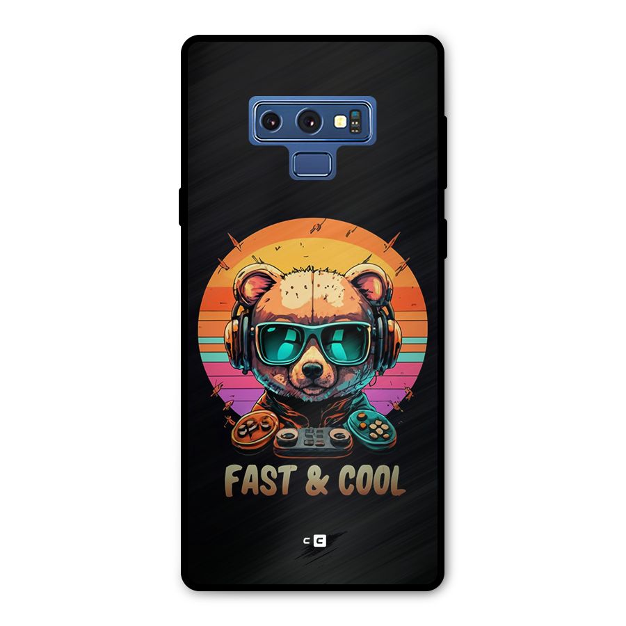 Fast And Cool Metal Back Case for Galaxy Note 9