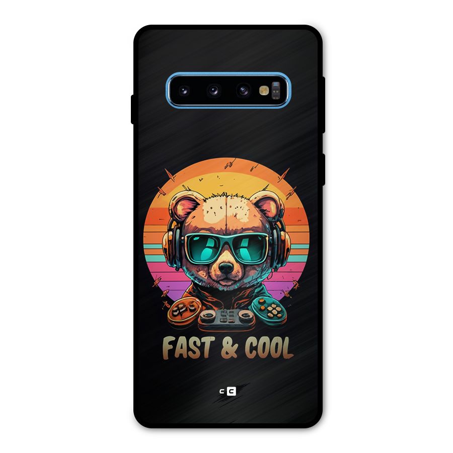 Fast And Cool Metal Back Case for Galaxy S10