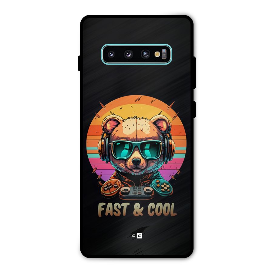 Fast And Cool Metal Back Case for Galaxy S10 Plus