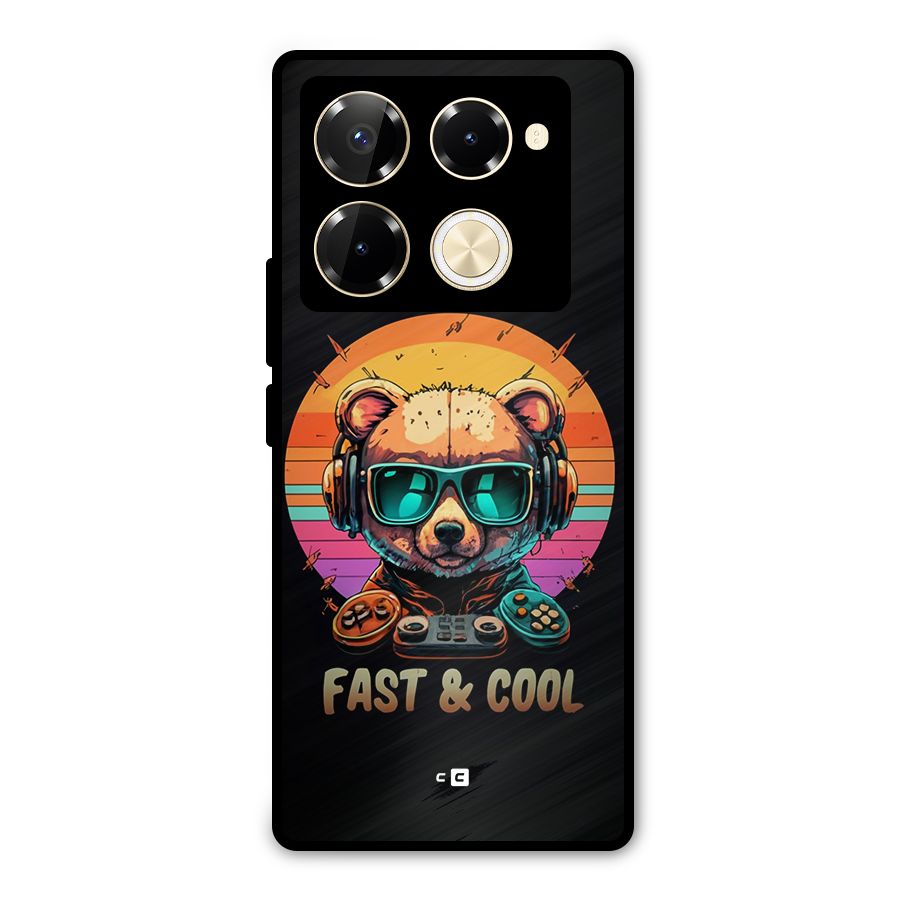 Fast And Cool Metal Back Case for Infinix Note 40 Pro