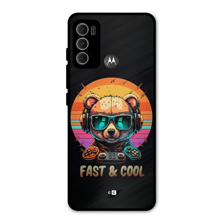 Fast And Cool Metal Back Case for Moto G60