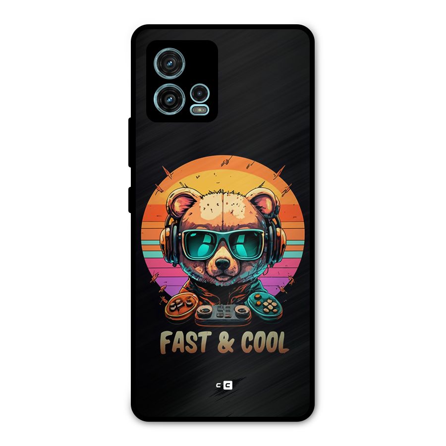 Fast And Cool Metal Back Case for Moto G72