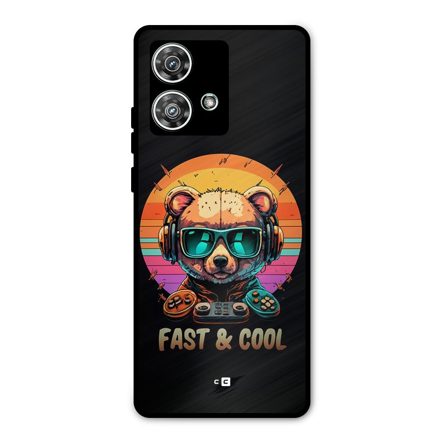Fast And Cool Metal Back Case for Motorola Edge 40 Neo