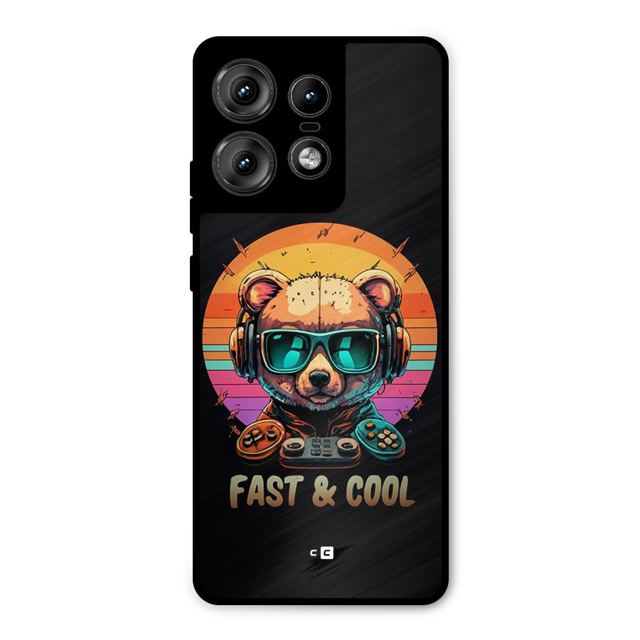 Fast And Cool Metal Back Case for Motorola Edge 50 Pro
