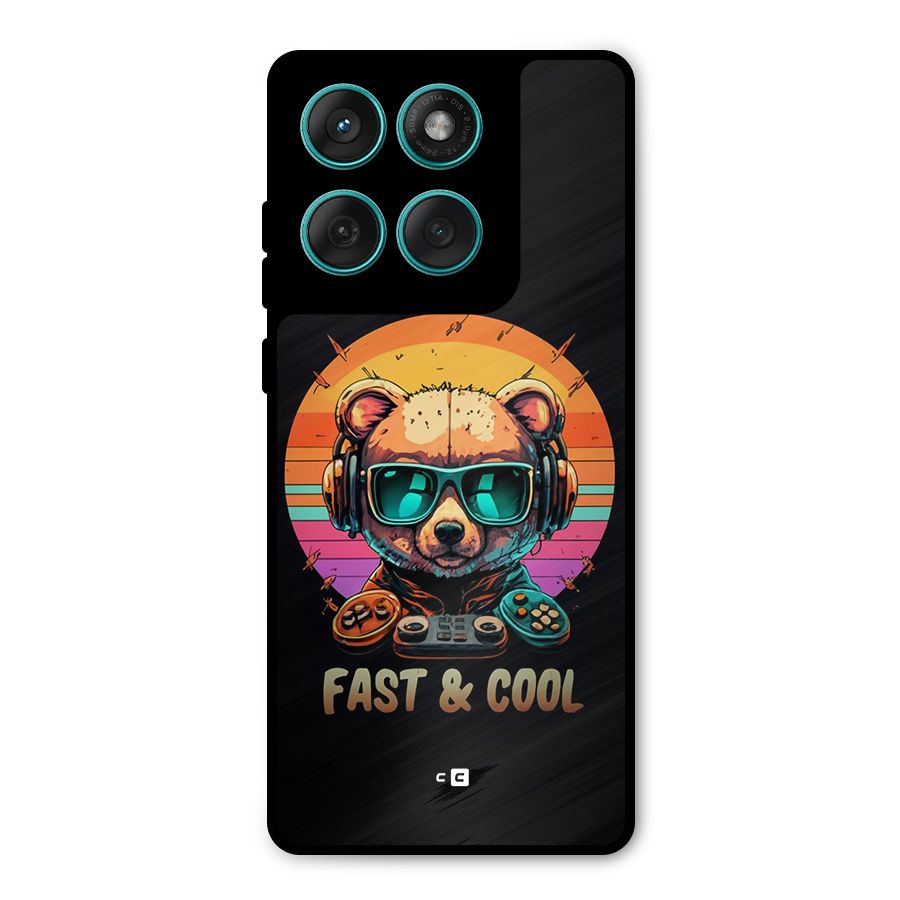 Fast And Cool Metal Back Case for Motorola Edge 60