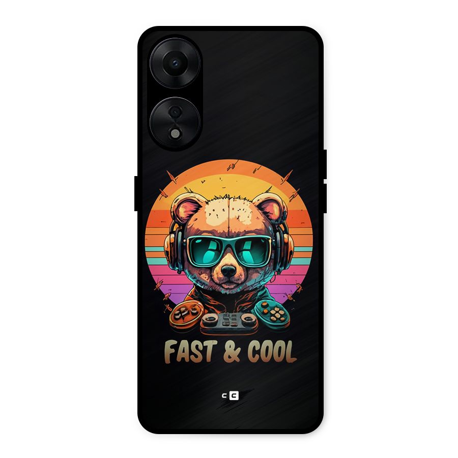 Fast And Cool Metal Back Case for Oppo A78 5G