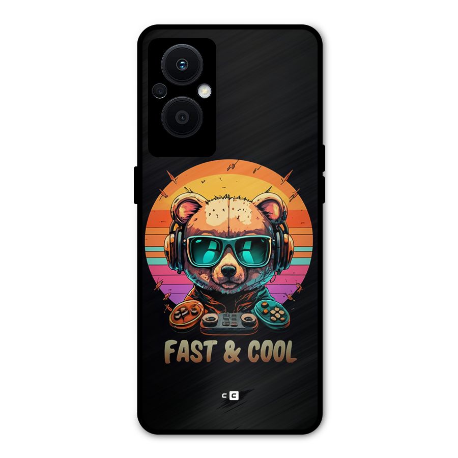 Fast And Cool Metal Back Case for Oppo F21 Pro 5G