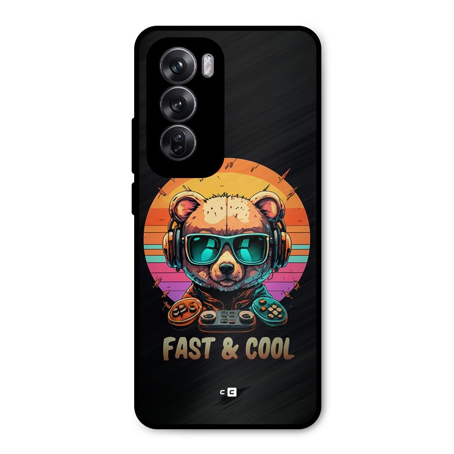 Fast And Cool Metal Back Case for Oppo Reno12 Pro