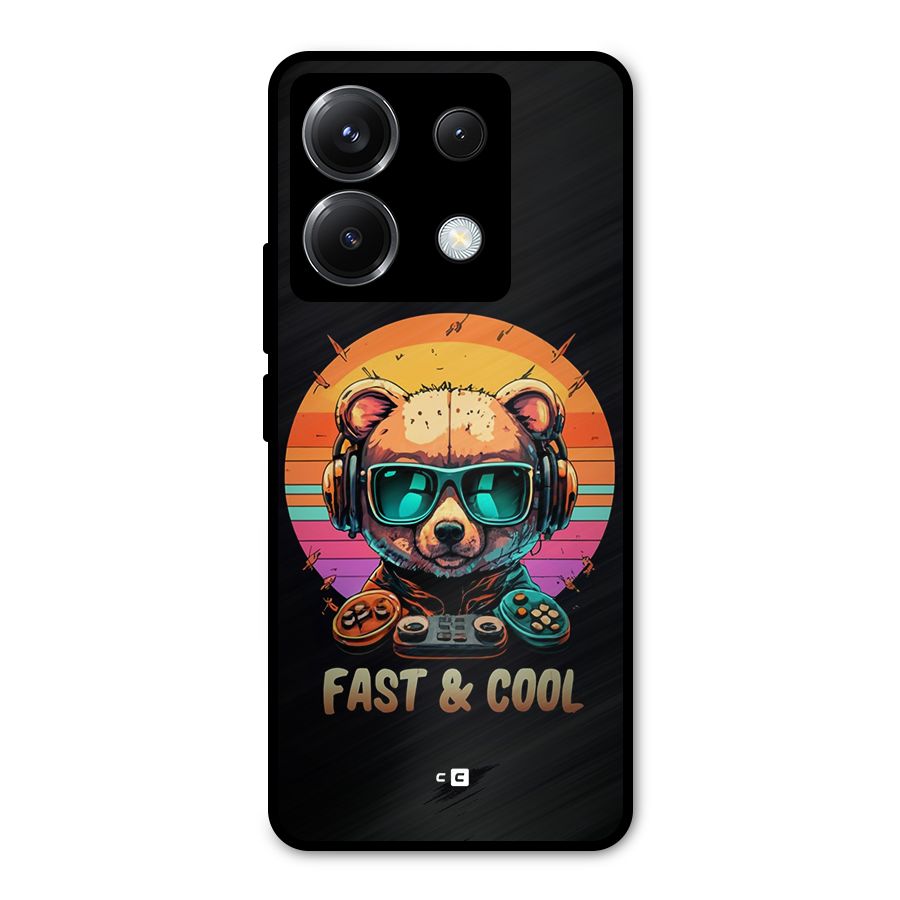 Fast And Cool Metal Back Case for Poco X6