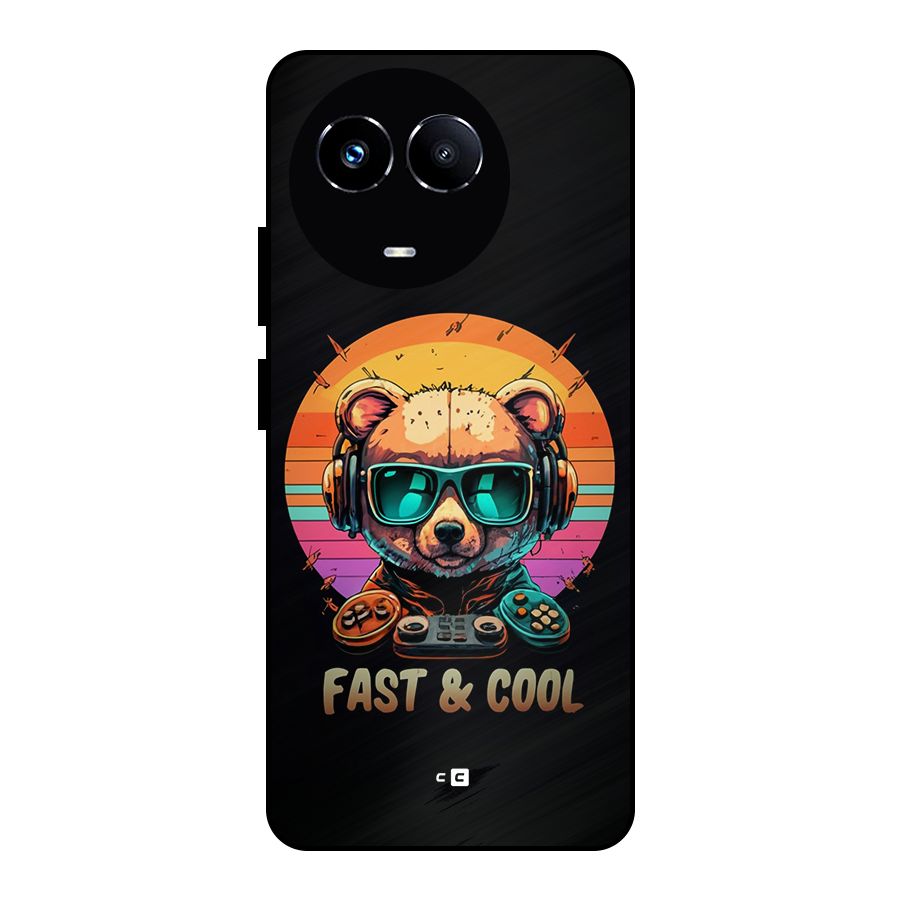 Fast And Cool Metal Back Case for Realme 11X