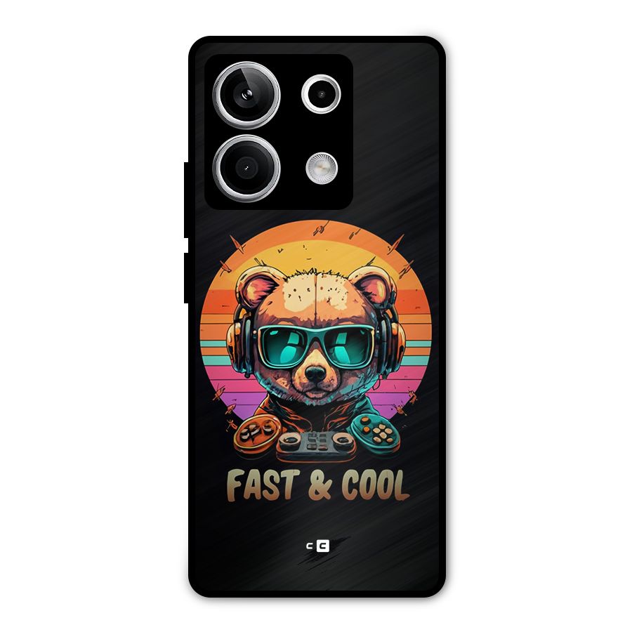 Fast And Cool Metal Back Case for Redmi Note 13 5G