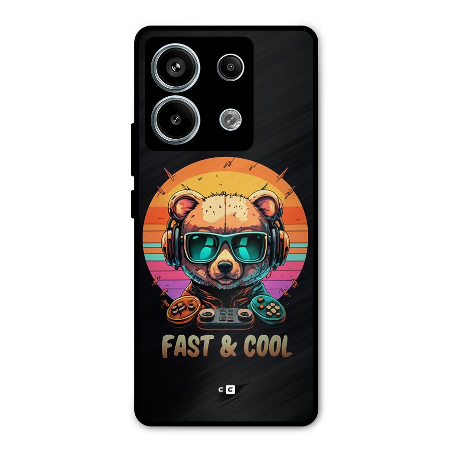 Fast And Cool Metal Back Case for Redmi Note 13 Pro 5G
