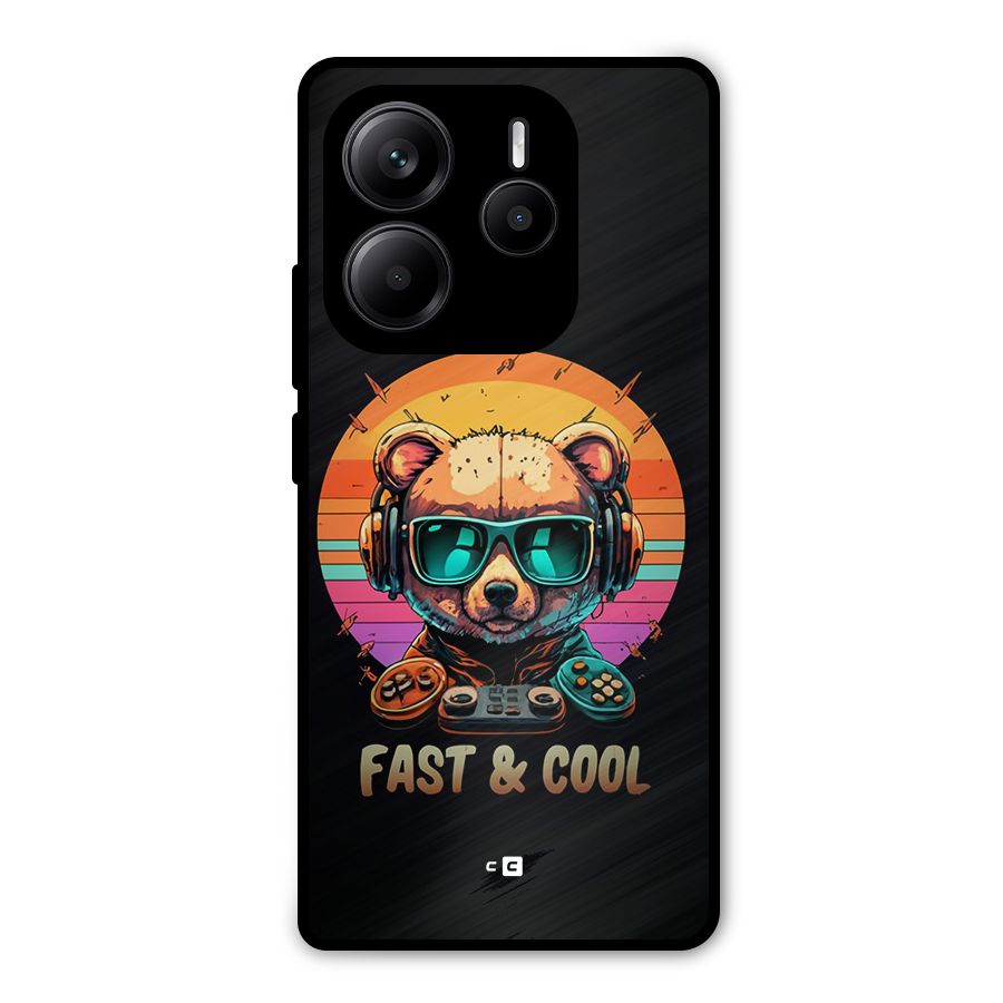 Fast And Cool Metal Back Case for Redmi Note 14 5G