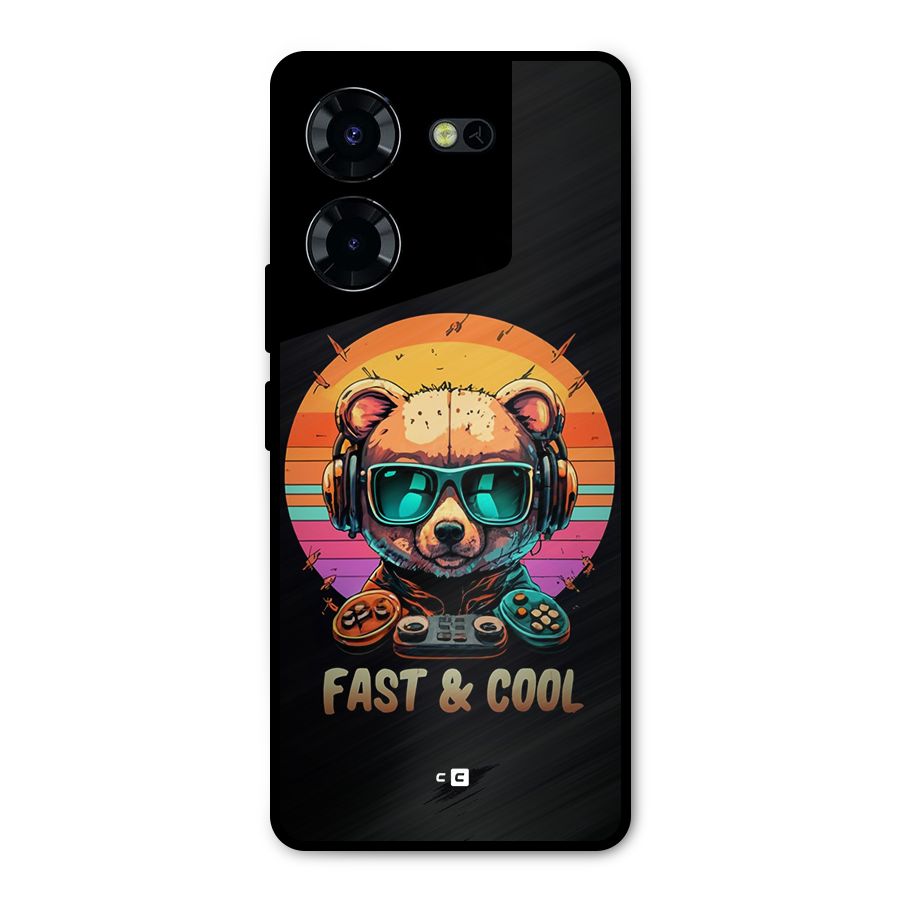 Fast And Cool Metal Back Case for Tecno Pova 5 Pro 5G