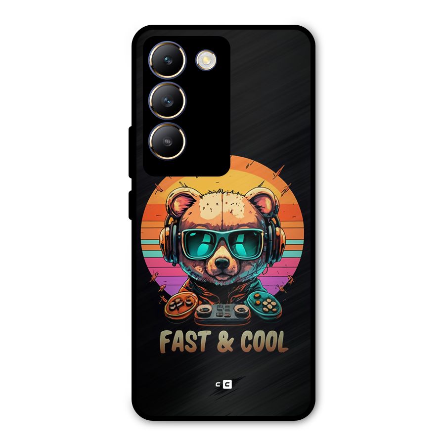 Fast And Cool Metal Back Case for Vivo T3 5G