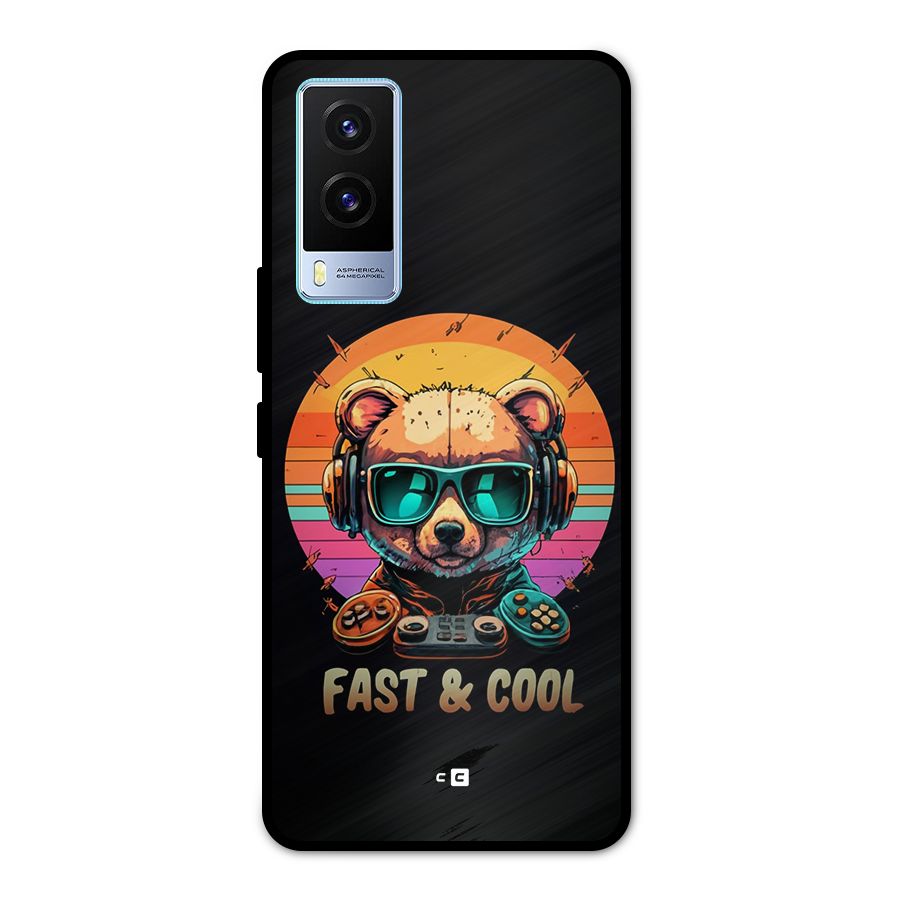 Fast And Cool Metal Back Case for Vivo V21e 5G